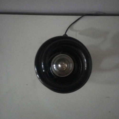 Desk lamp made from car parts with Edison bulb like new