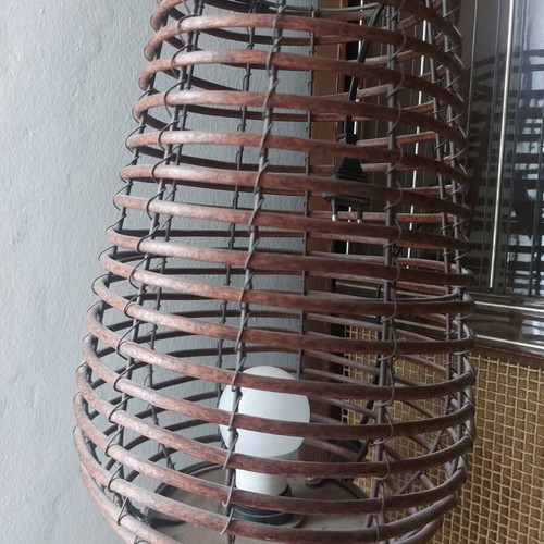 Floor lamp new, wooden, 60 cm height