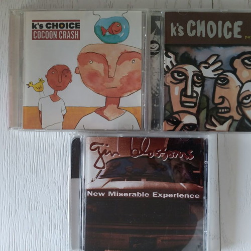 K's Choice and Gin Blossoms CD albums like new, rock