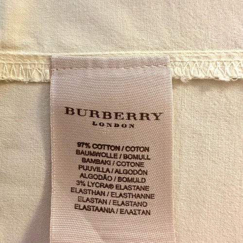 Burberry sleeveless shirt light yellow size S/M like new