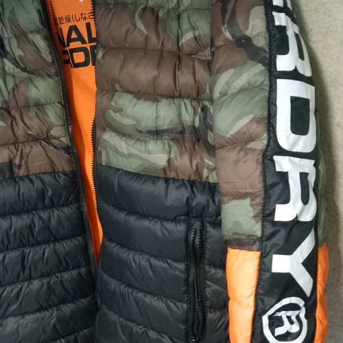 Superdry men's jacket large, like new, multicolor