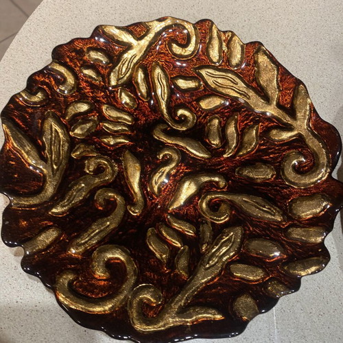 Decorative platters, set of 2
