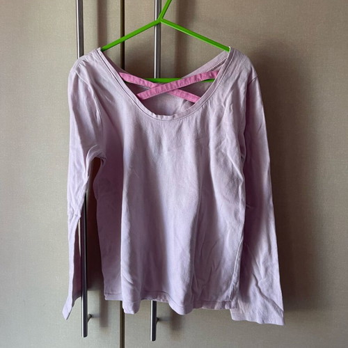 Children's blouse used 8 years pink size 128 cm