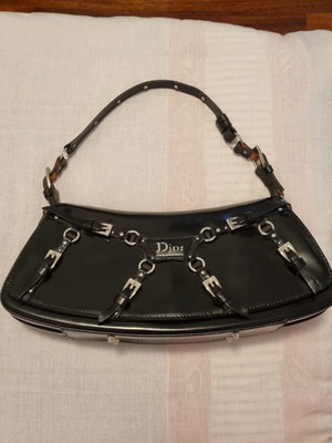 Dior Bondage τσάντα μεταχειρισμένη, ώμου, μαύρη