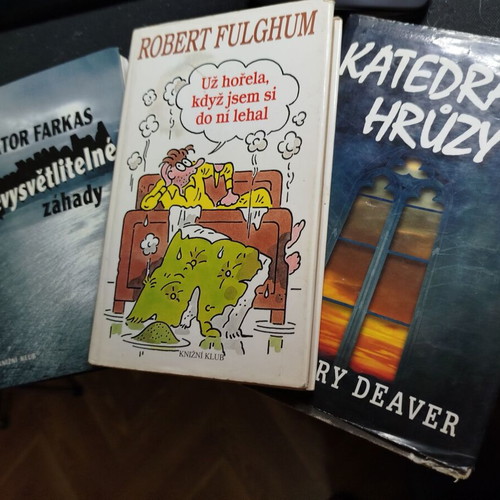 World Literature Books like new, 3 Czech novels