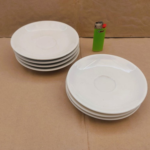 Vintage porcelain saucers new, pack of 7 pieces