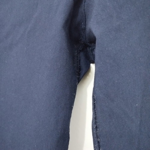 Women's dark blue chino pants used, slim fit, size M