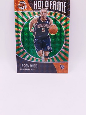 2020-21 Panini Mosaic Jason Kidd Hall Of Fame Green Prizm card like new