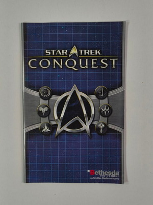 Star Trek Conquest PS2 ръководство употребявано, английско издание