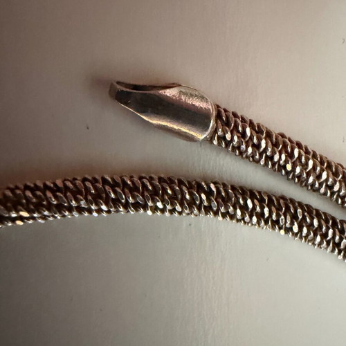 Silver necklace like new, 41 cm length