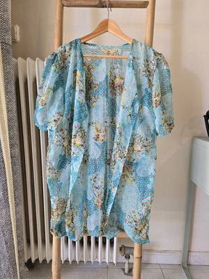 Памучна риза парео летна one size, ръчно изработена от Крит