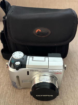 Olympus Camedia C750 Ultrazoom φωτογραφική μηχανή μεταχειρισμένη με θήκη Lowepro