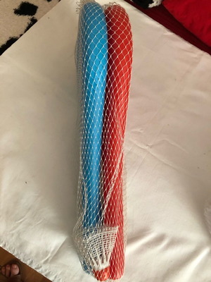 Tennis and Badminton Game New with Feather Shuttlecock