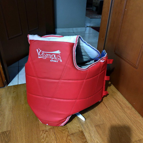 Taekwondo Chest Protector Olympus Double-Sided Hard Size 4 New