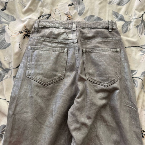 United Colors of Benetton silver jeans like new, size XS