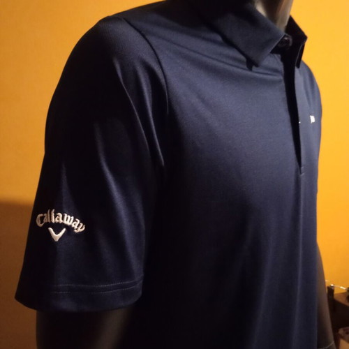 Callaway Opti-Dry Swing Tech Golf Polo L new, sponsor Julius Bär