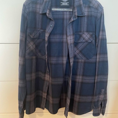 Dickies men's cotton shirt medium used, blue