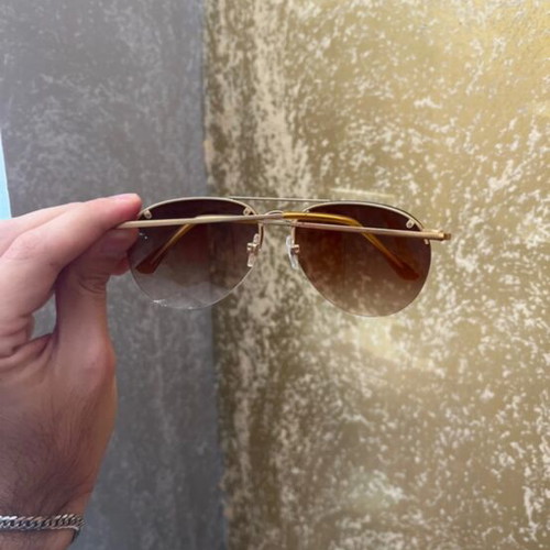 Men's sunglasses gold brown like new