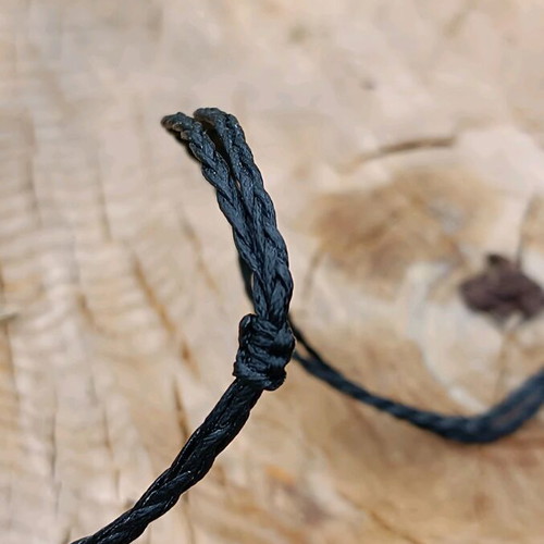 Macrame necklace with smoky quartz new, handmade unisex