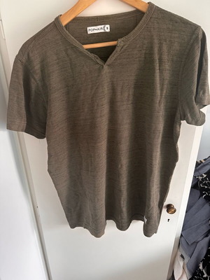 POP AIR αντρικό T-shirt μέγεθος S χακί σαν καινούργιο
