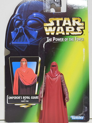 Kenner Star Wars Power of the Force Emperor's Royal Guard figure used