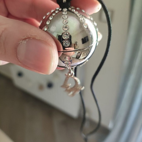 Christian Dior Diorlight disco ball necklace with Swarovski crystals new