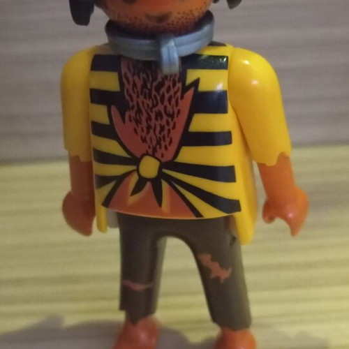Playmobil pirate like new with rare collar