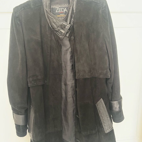 Roberto Bertolucci leather jacket used medium size black