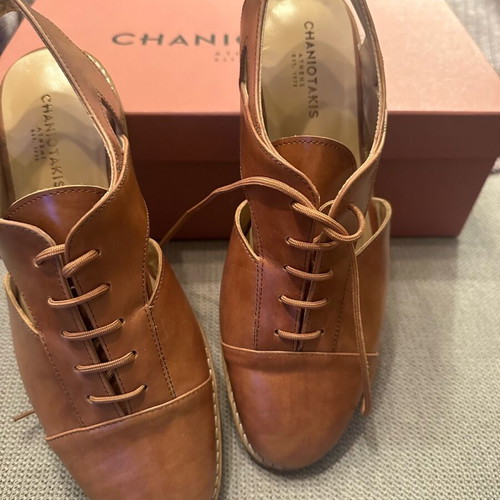 Chaniotakis shoes brown new, size 36