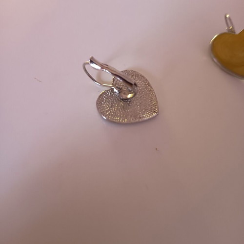 Jewelry set H&M with 11 rings and 2 heart earrings like new, silver