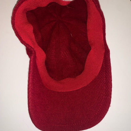 Wool hat red size S like new