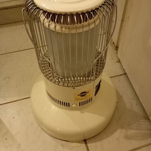 Kerosun Rainbow kerosene heater used, clean fuel