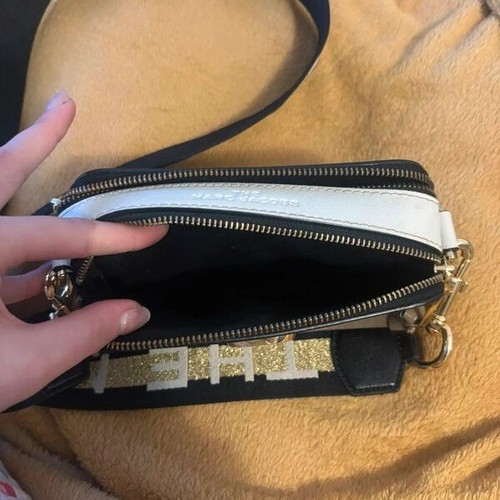 Marc Jacobs crossbody bag new, beige and gold