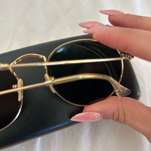 Ray-Ban sunglasses new, green with gold