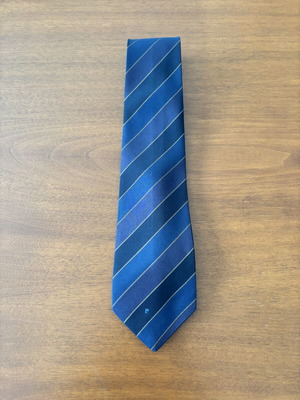 Pierre Cardin Paris blue striped tie