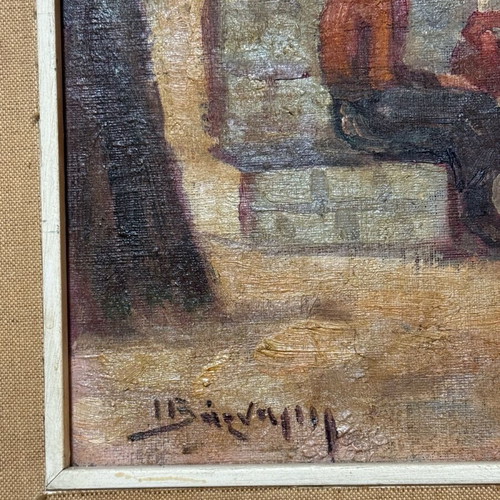 Ioakeim Varnalis painting used with 42x53 frame