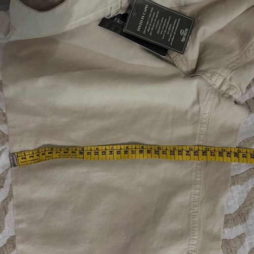 Henry Cottons pants new, beige, linen and cotton blend, size 33