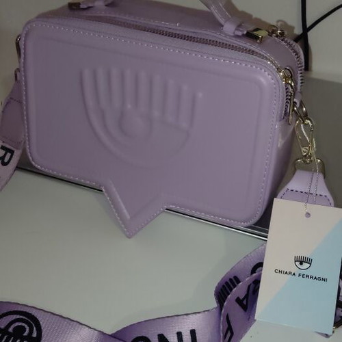 Chiara Ferragni handbag and shoulder bag purple new