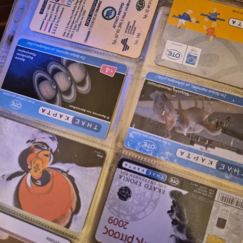 Collectible Phone Cards Album and Loose Like New
