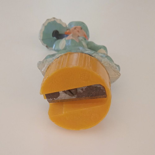 Vintage collectible pencil sharpener used, children's