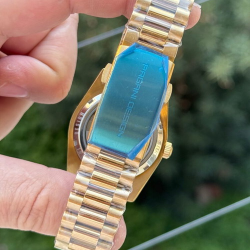 Pagani Design men's watch like new, gold color, automatic