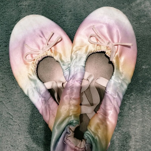 Ballet and dance leotard and shoes used size 34-35 pink