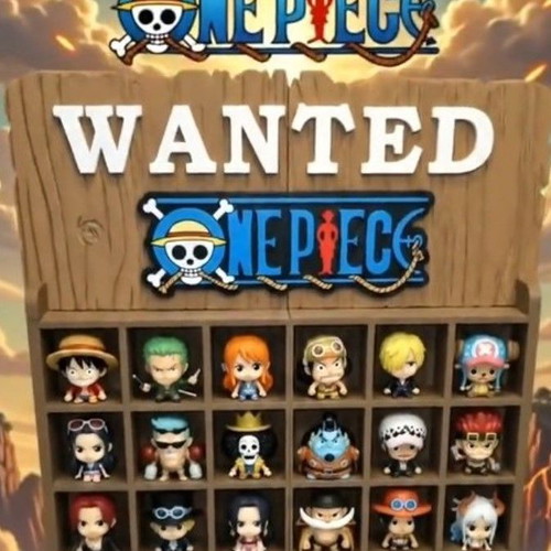 One Piece Kinder Joy display stand for 24 figures