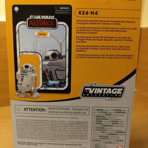 Star Wars Vintage Collection TVC Ahsoka E-Wing Fighter KE4-N4 Droid new