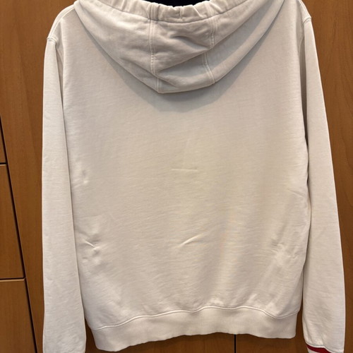 U.S. Polo Assn. men's hoodie used, white with blue lining