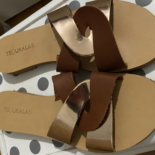 Tsoukalas Shoes sandals, multicolor, size 38