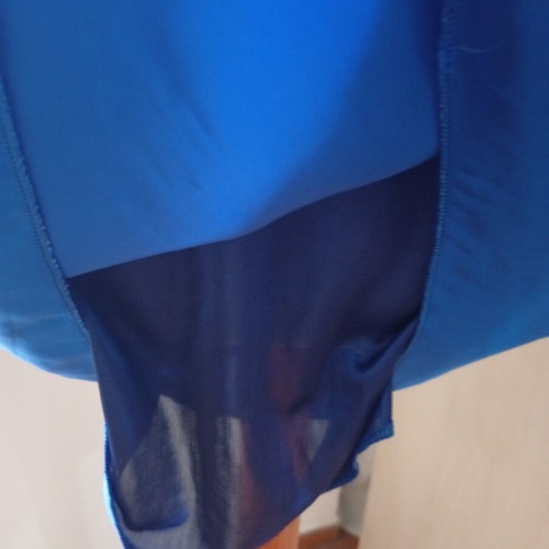 Passager strapless satin dress blue, like new, size S