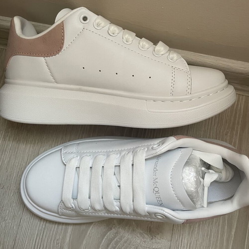 Alexander McQueen Women's Sneakers New White and Pink Size 38
