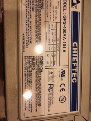 Τροφοδοτικό Chieftec GPS-400AA-101 A 400W