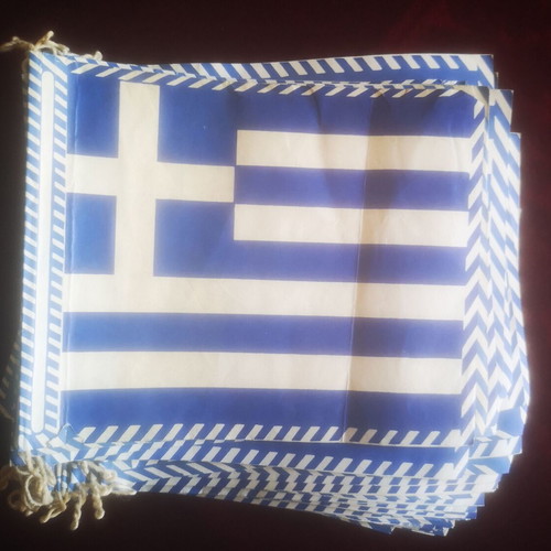 Decoration flags like new, set of 48 paper flags